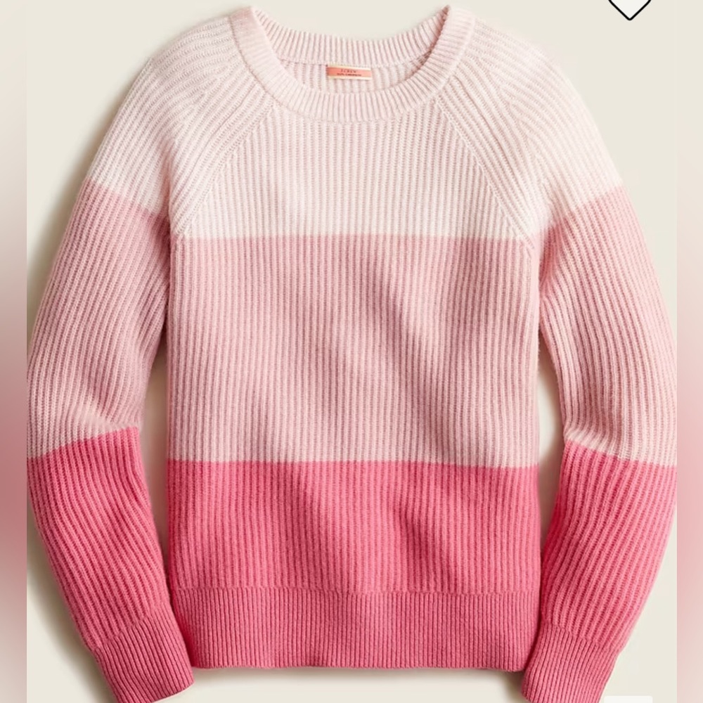 Jcrew Ribbed Cashmere Sweater
